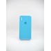 Силикон Original Square RoundCam Case Apple iPhone X / XS (20) Blue