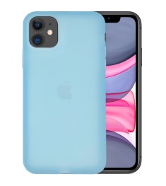 Силикон TPU Latex Apple iPhone 11 (Голубой)