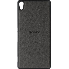 Силикон Textile Sony Xperia XA Ultra F3212 (Чёрный)