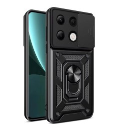 Бронь-чехол Ring Serge Armor ShutCam Case Xiaomi Redmi Note 13 4G (Чёрный)