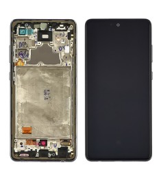 Дисплей для Samsung A725 Galaxy A72 (2021) с чёрным тачскрином и чёрной корпусно..
