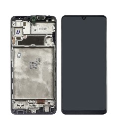 Дисплей для Samsung A225 Galaxy A22 (2021) с чёрным тачскрином и корпусной рамко..