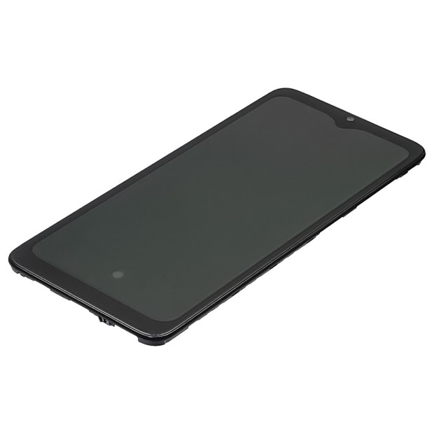 Дисплей для Samsung A705 Galaxy A70 (2019) с чёрным тачскрином и чёрной корпусной рамкой (с широким ободком) OLED