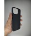 Чехол силиконовый Graphite Apple iPhone 15 Pro (Чёрный)