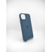 Чехол Silicone Case with MagSafe Apple iPhone 15 Plus (Storm Blue)