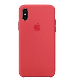 Чехол Silicone Case Apple iPhone X / XS (Red Raspberry)