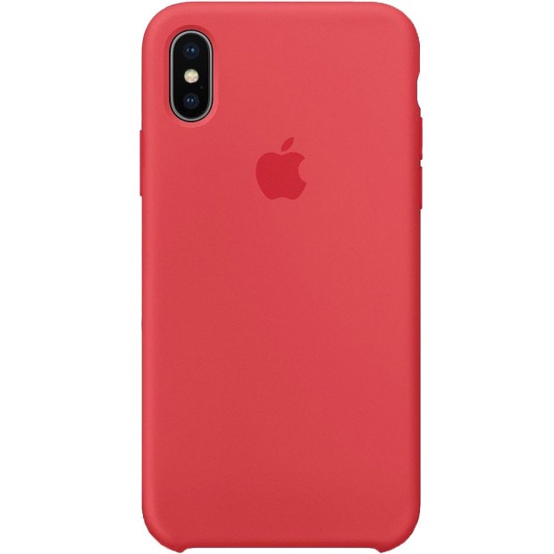 Чехол Silicone Case Apple iPhone X / XS (Red Raspberry)