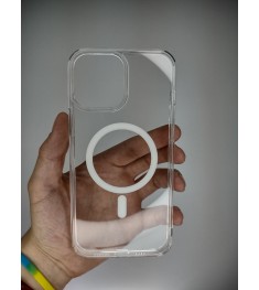 Накладка Monblan Magsafe Apple iPhone 13 Pro Max (Прозрачный)