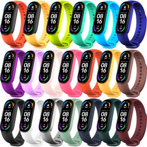 Ремешок Original Design Xiaomi Mi Band 5 / Mi Band 6  (33) Тёмный хаки