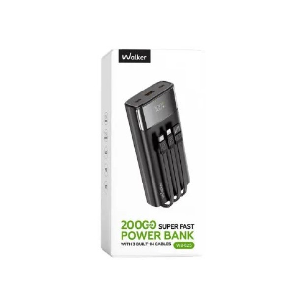 PowerBank Walker WB-625 22.5W 20000mAh (Black)