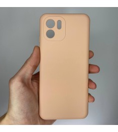 Силикон Original 360 ShutCam Case Logo Xiaomi Redmi A2 / A1 (Персиковый)