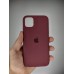 Силикон Original Round Case Apple iPhone 11 (57) Marsala