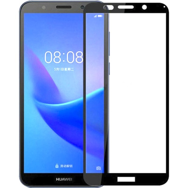 Защитное стекло 3d для Huawei Y7 (2018) / Y7 Prime (2018) / Honor 7C Pro Black