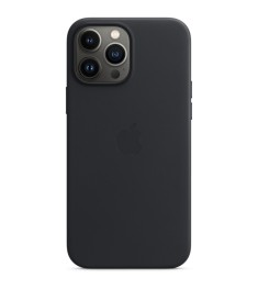 Чехол Leather Case for Apple Iphone 13 Pro Max (Black)