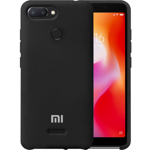 Силикон Original 360 Case Logo Xiaomi Redmi 6 (Чёрный)