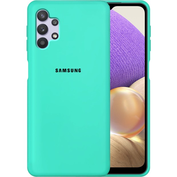 Силикон Original Case Samsung Galaxy A32 (2021) (Бирюзовый)