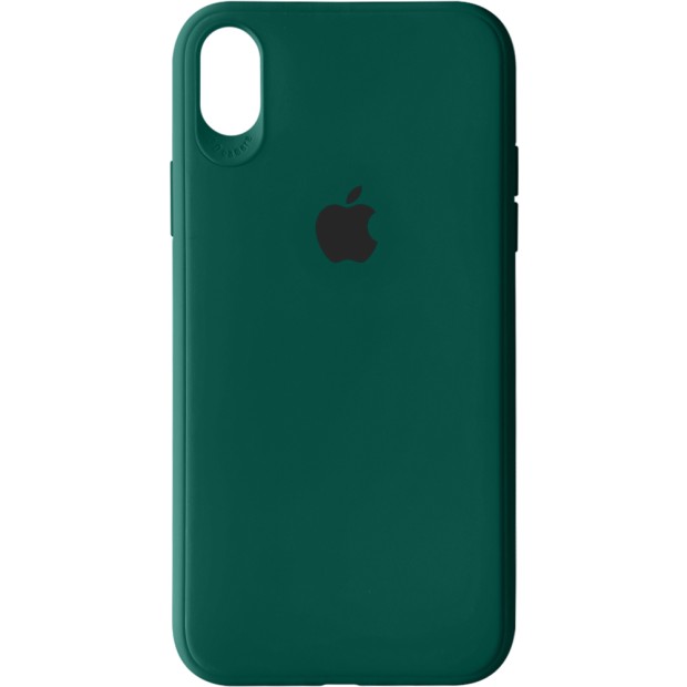 Силикон Junket Cace Apple iPhone XR (Тёмно-зелёный)