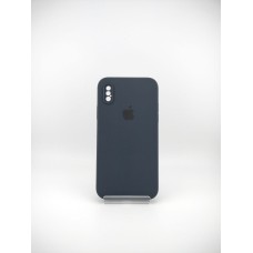 Силикон Original Square RoundCam Case Apple iPhone X / XS (86) Dark Coal