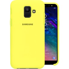 Силиконовый чехол Original Case Samsung Galaxy A6 (2018) A600 (Лайм)