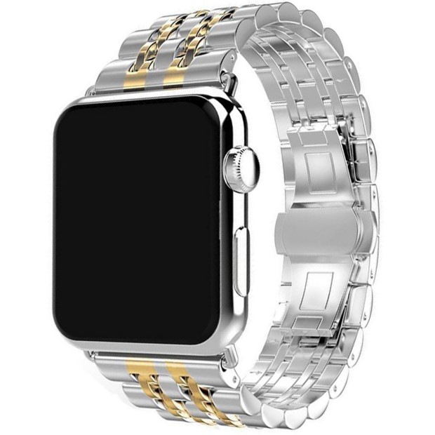 Ремешок Stainless Steel Apple Watch 42 / 44 mm (Gold)