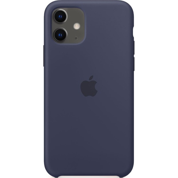 Чехол Silicone Case Apple iPhone 11 (Midnight Blue)