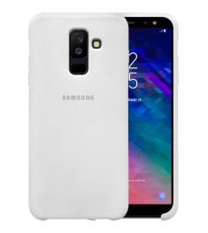 Силикон Original Case HQ Samsung Galaxy A6 Plus (2018) A605 (Белый)