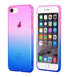 Силикон WS Gradient Apple iPhone 7 / 8 / SE (2020) (Pink & Blue)