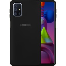 Силикон Original 360 Case Logo Samsung Galaxy M51 (2020) (Чёрный)