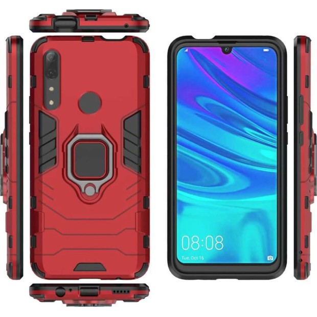 Бронь-чохол Ring Armor Case Huawei P Smart Plus (2018) / Nova 3i (Червоний)