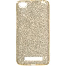 Силиконовый чехол Glitter Xiaomi Redmi 5a (золотой)