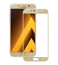 Защитное стекло 5D Samsung Galaxy A7 (2017) A720 Gold