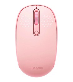 Мышь беспроводная Baseus F01B 2.4G + Bluetooth Connection (Pink)