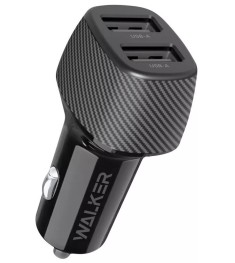 АЗУ-адаптер Walker WCR-31 15W (2USB) (Чёрный)