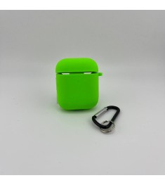 Чехол для наушников Full Silicone Case with Microfiber Apple AirPods (27) Grass ..