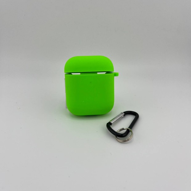 Чехол для наушников Full Silicone Case with Microfiber Apple AirPods (27) Grass Green