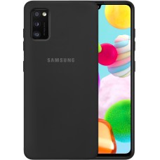 Силикон Original 360 Case Logo Samsung Galaxy A41 (2020) (Чёрный)