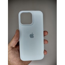 Силикон Original Round Case Apple iPhone 15 Pro Max (53) Sky Blue