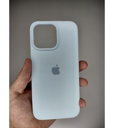 Силикон Original Round Case Apple iPhone 15 Pro Max (53) Sky Blue