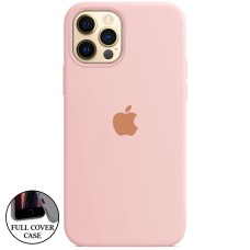Силикон Original Round Case Apple iPhone 12 Pro Max (08) Pink Sand