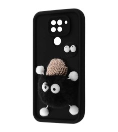 Чехол Pretty Things Case Xiaomi Redmi Note 9 (Black/Fluffy Black)