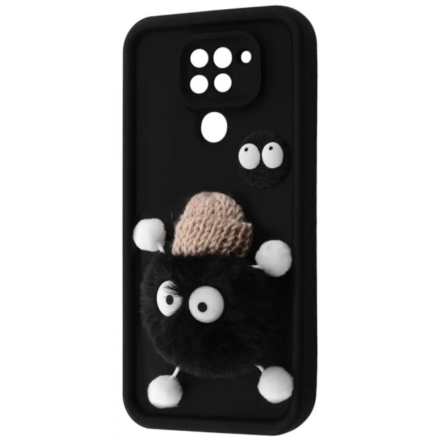 Чехол Pretty Things Case Xiaomi Redmi Note 9 (Black/Fluffy Black)