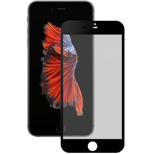 Матовое защитное стекло для Apple iPhone 6 Plus / 6s Plus (без отпечатков) Black
