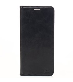 Чехол-книжка Leather Elegant Xiaomi Redmi Note 14 Pro Plus 5G (Чёрный)