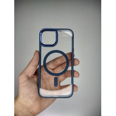 Накладка Totu Clear Magsafe Apple IPhone 13 (Тёмно-синий)