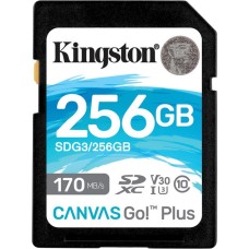 Карта памяти Kingston Canvas Go Plus SDXC 256Gb (UHS-1 U3) (Class 10 V30)