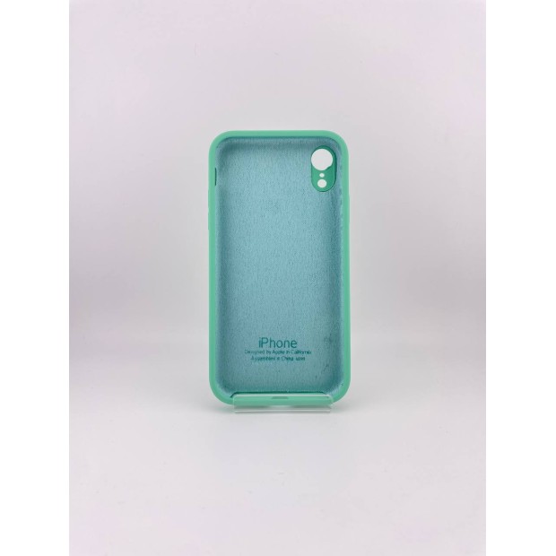 Силикон Original Square RoundCam Case Apple iPhone XR (49) Aquamarine