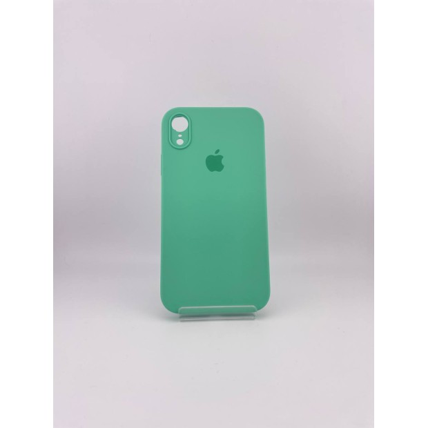 Силикон Original Square RoundCam Case Apple iPhone XR (49) Aquamarine