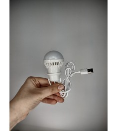 USB LED светодиодная лампа-фонарик 5W с кабелем 1м