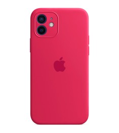 Силікон Original RoundCam Case Apple iPhone 12 (04) Rose Red