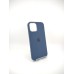 Чехол Silicone Case with MagSafe Apple iPhone 12 / 12 Pro (Deep Navy)